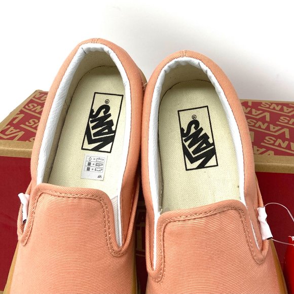 VANS Women's VN0A38F7Q9Z Classic Slip On M Muted Clay Canvas Gum Low Top Sneaker - Picture 6 of 10